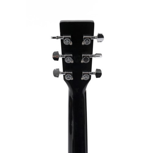 Sigma 000MC-1E-BK Guitars 000-14 Fret, Cutaway Solid Semi Acoustic Guitar - Black High Gloss Brand: Sigma