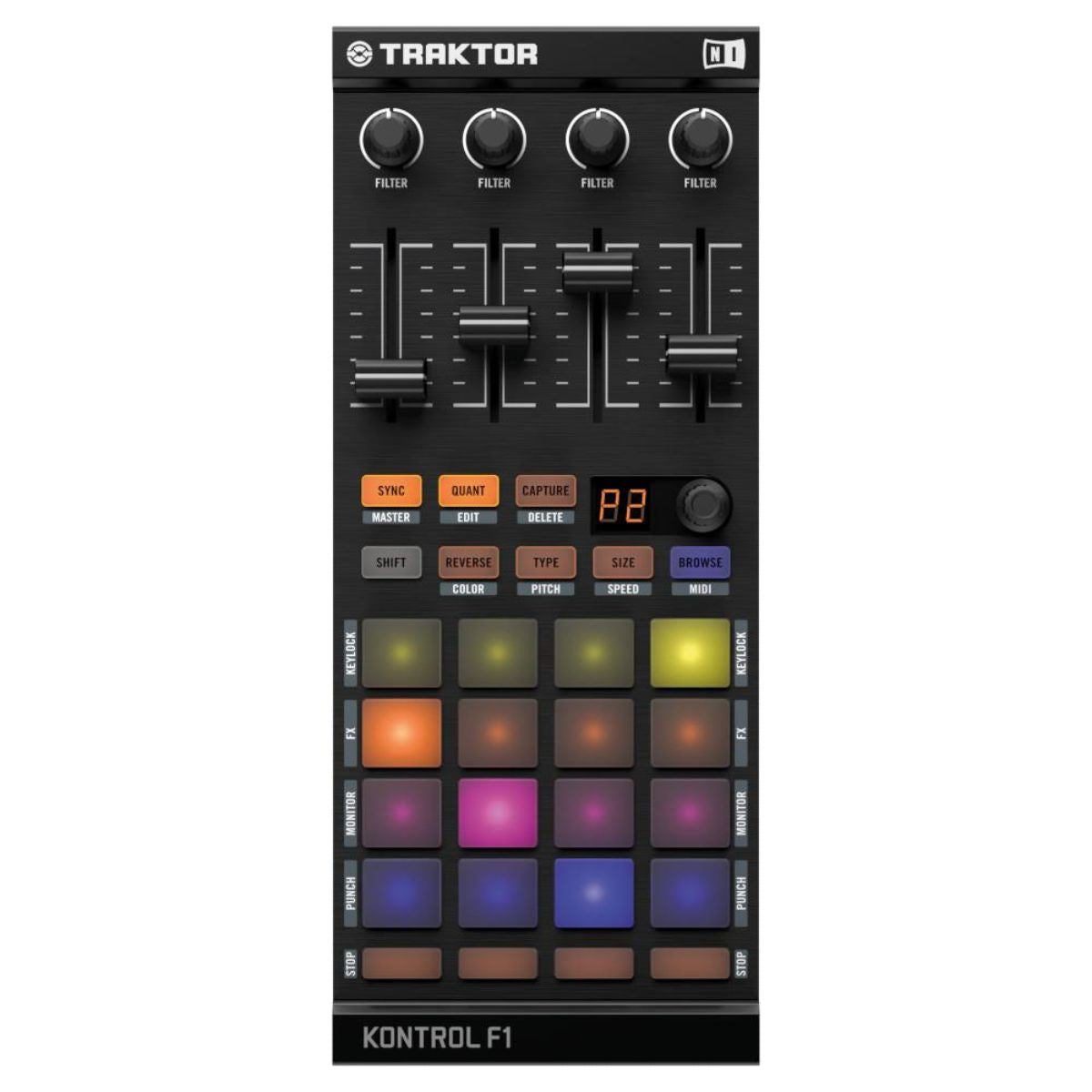 Native Instruments Traktor Kontrol F1 Remix Deck Controller