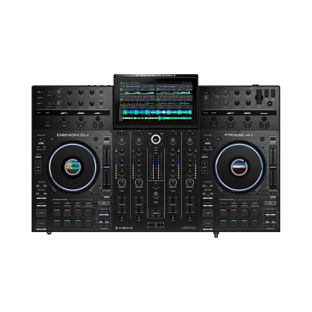 Denon DJ Prime 4+ Standalone 4-Deck DJ Controller Brands: Denon DJ