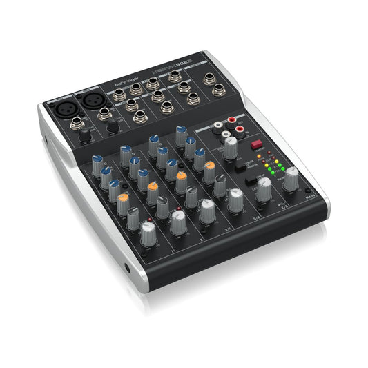 Behringer XENYX 802S Premium Analog 8-Input Mixer with USB Streaming Interface