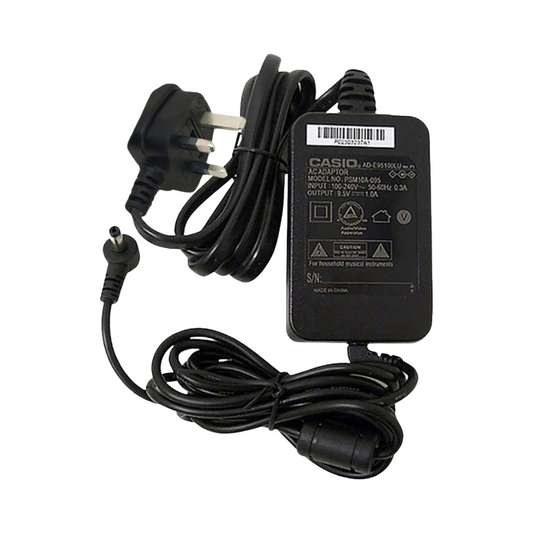 Casio AD-E95100 LE Keyboard UK 3 Pin Power Supply Ac Adapter