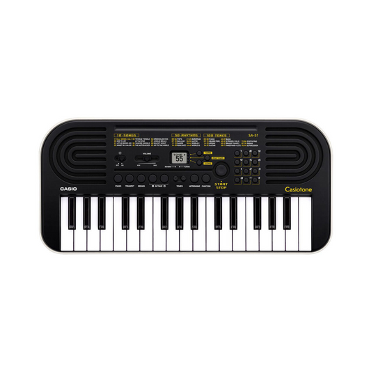 Casio SA-51 32-Mini-Key Keyboard For Kids (No Adapter) – Black