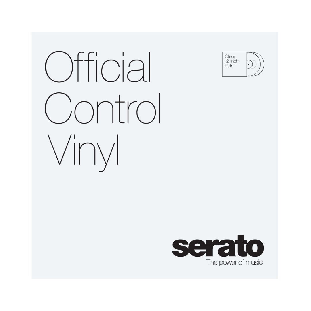 Serato 12″ Control Vinyl (Pair, Clear) – SCV-PS-CLE-OV