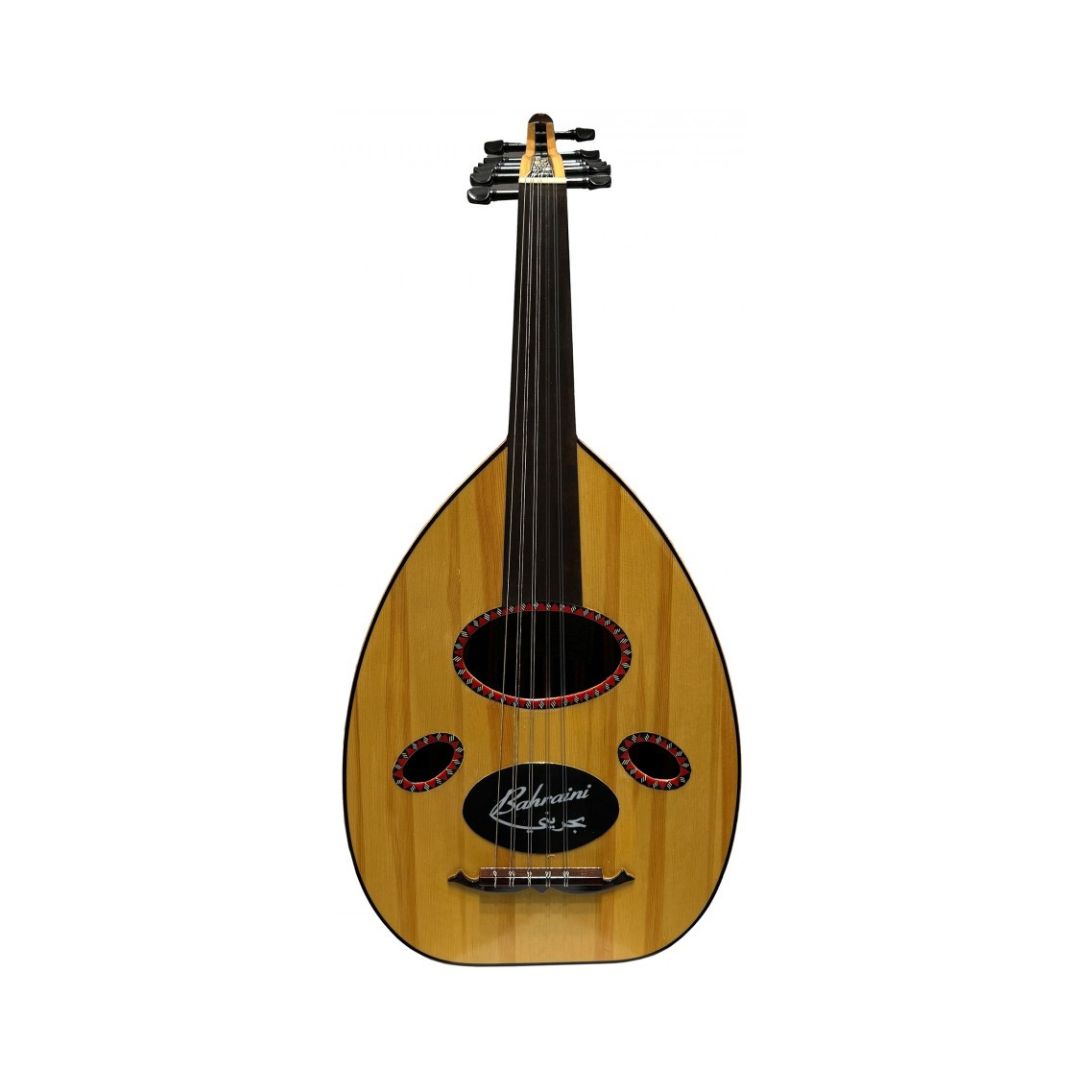 Bahraini 0087 12-String Arabic Oud – (Natural)