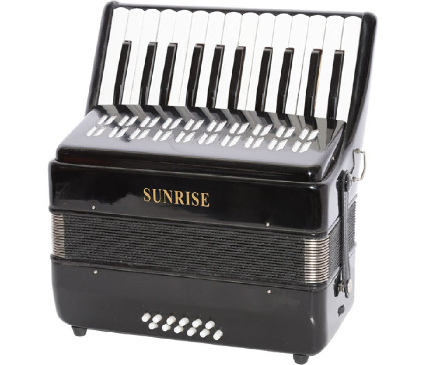 Sunrise 1302- Accordion 12 Bass - Black Color