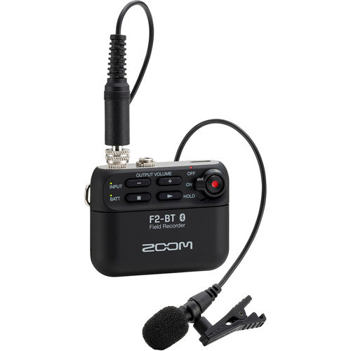 Zoom F2-BT/B Field Recorder With Lavalier Microphone And Bluetooth Control - Black Brand: Zoom Product Code: F2-BT/B