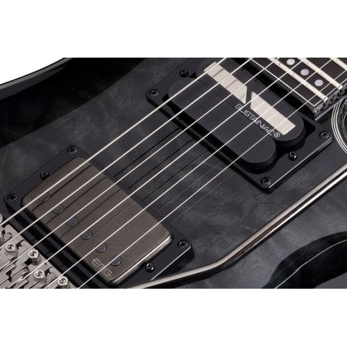 Schecter 1957 Hellraiser Hybrid C-1 FR-S Electric Guitar - Trans Black Burst Brand: Schecter