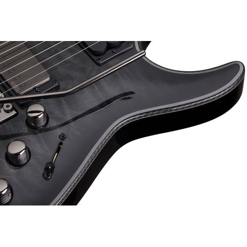 Schecter 1957 Hellraiser Hybrid C-1 FR-S Electric Guitar - Trans Black Burst Brand: Schecter