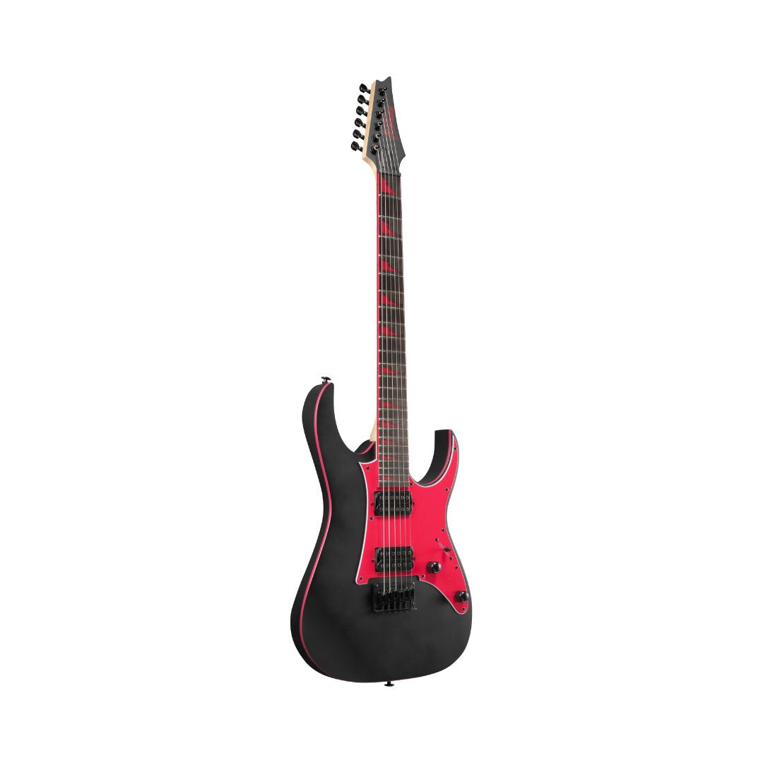 Ibanez GRG131DX 6 String Solid Body Electric Guitar – Black Flat