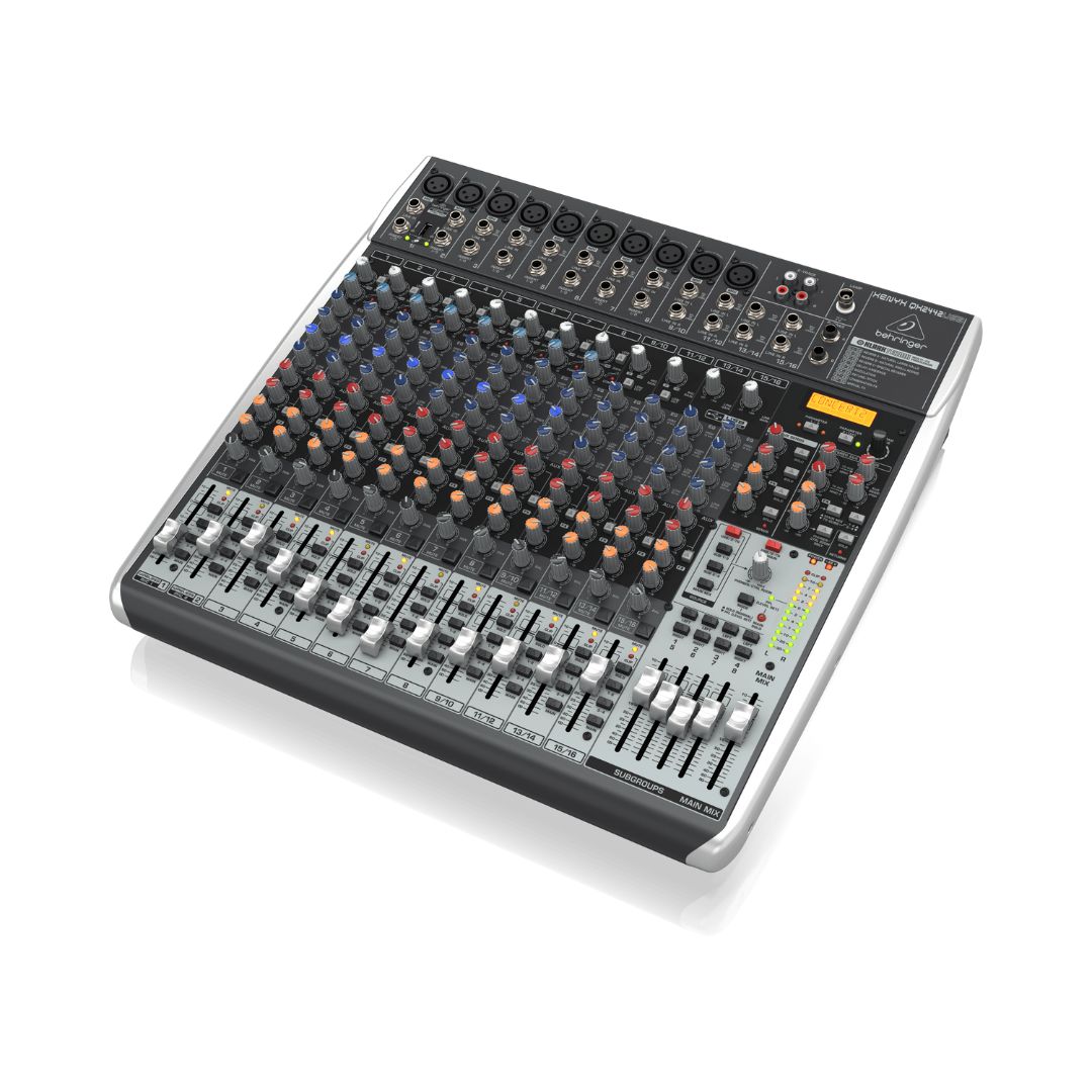 Behringer XENYX QX2442USB Analog Mixer with USB/Audio Interface