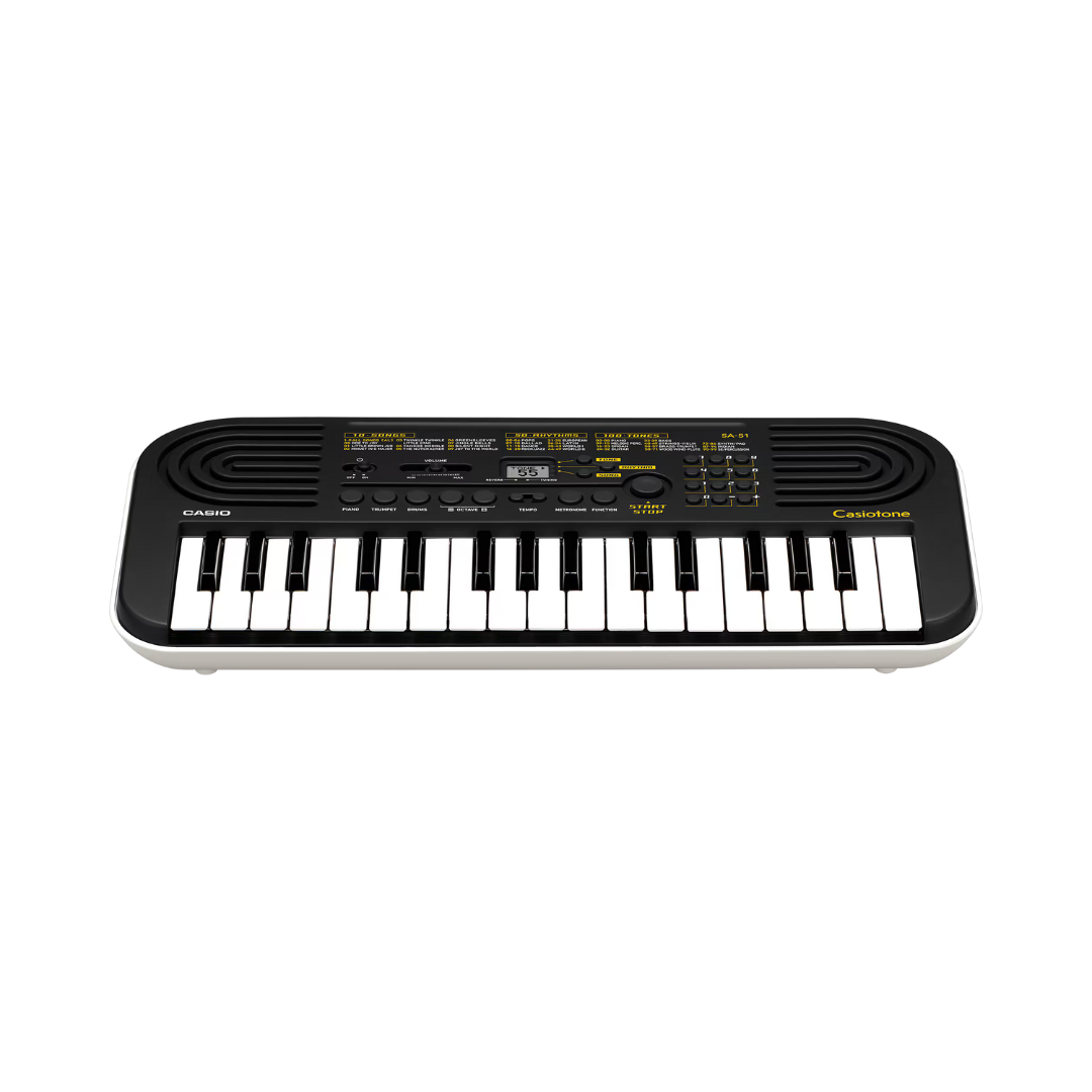 Casio SA-51 32-Mini-Key Keyboard For Kids (No Adapter) – Black