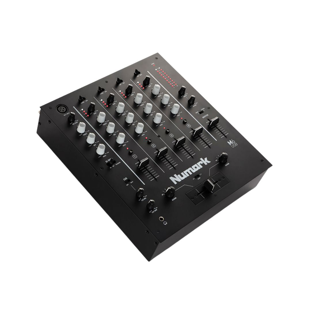 Numark M6 USB 4-Channel USB DJ Mixer – (Black)