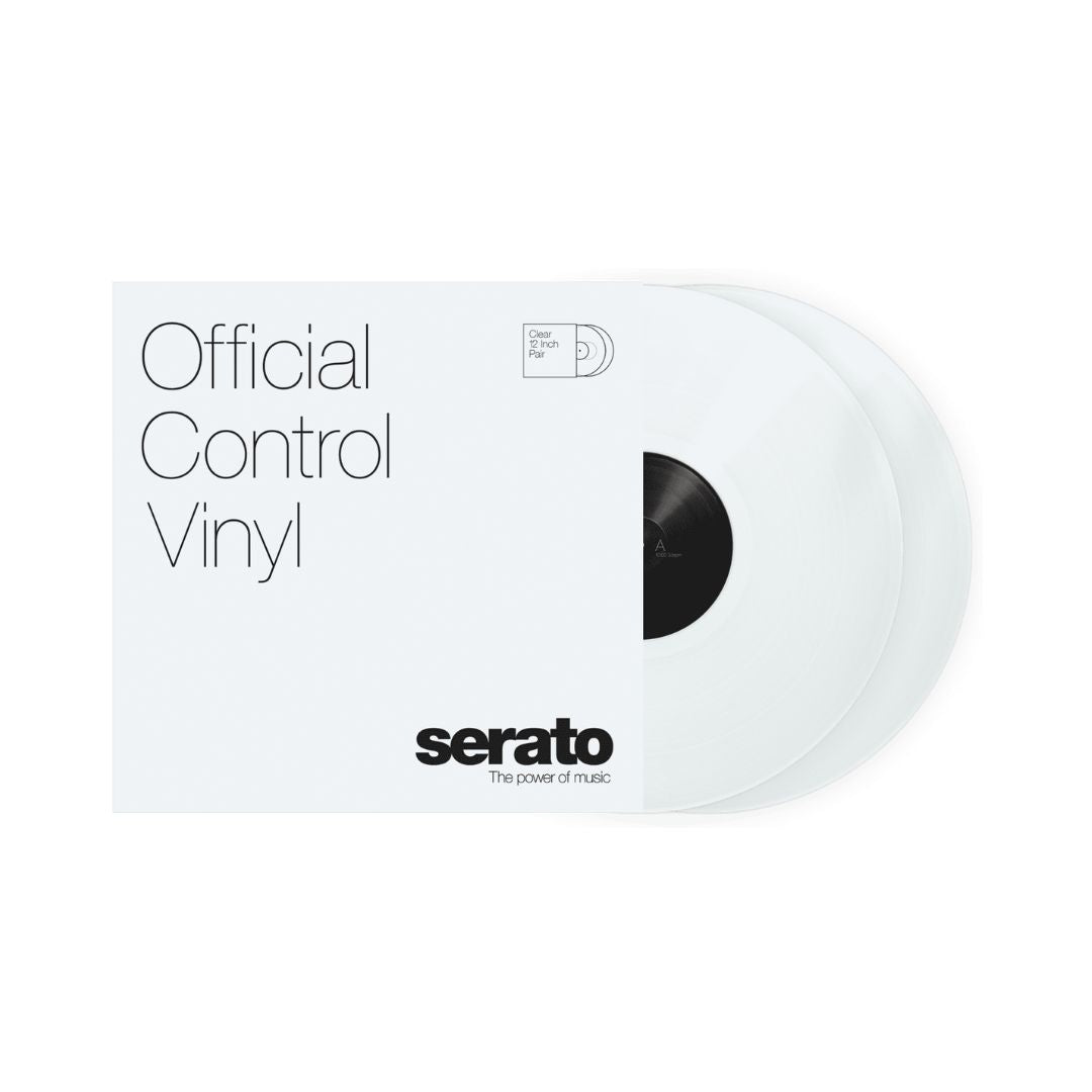 Serato 12″ Control Vinyl (Pair, Clear) – SCV-PS-CLE-OV