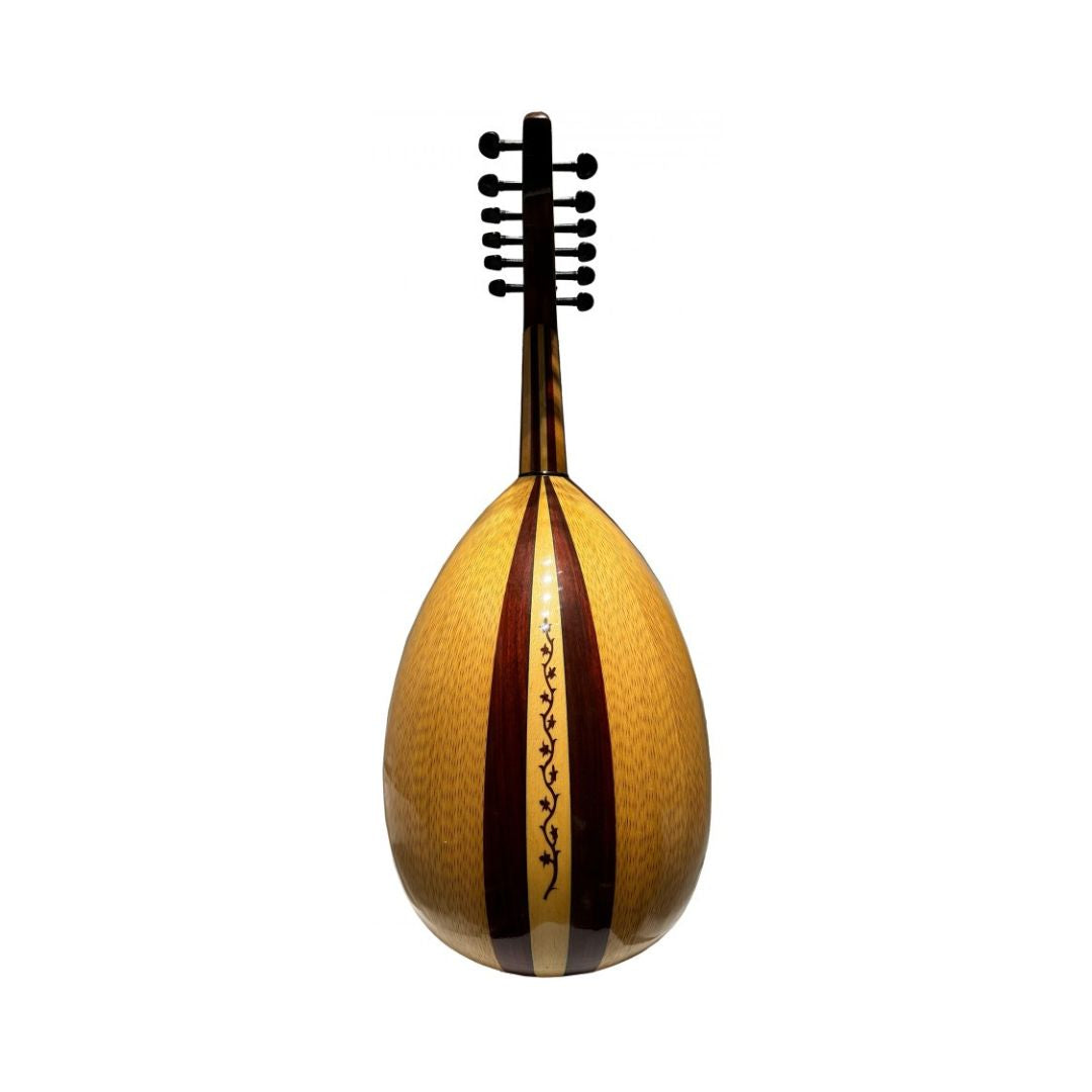 Bahraini 0087 12-String Arabic Oud – (Natural)