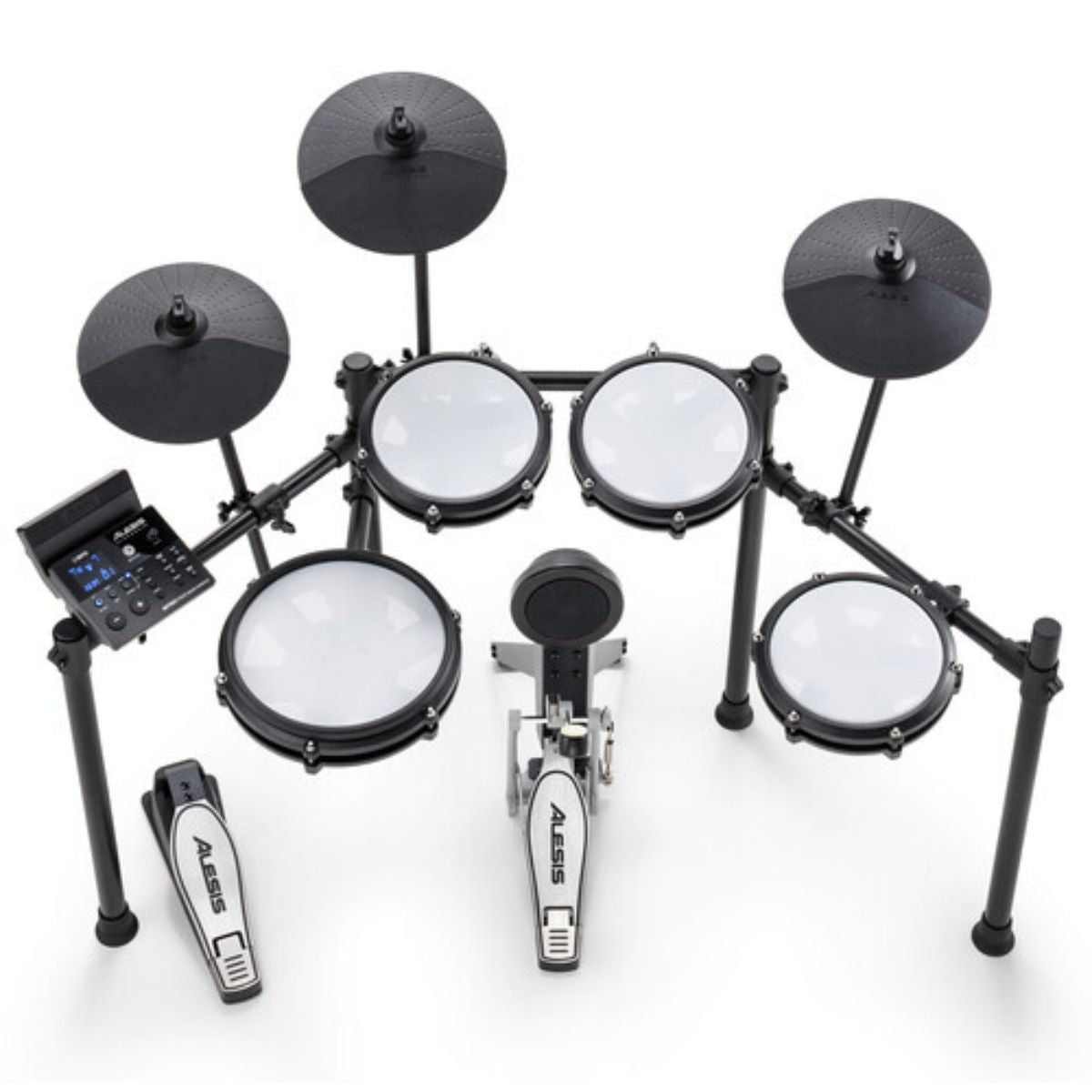 Alesis Nitro Max 8-Piece Electronic Drum Kit with Mesh Heads and Bluetooth