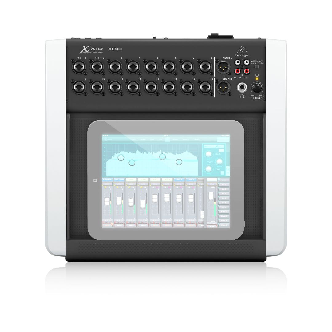 Behringer X AIR X18 Digital Mixer for iPad/Android Tablets with USB Audio Interface