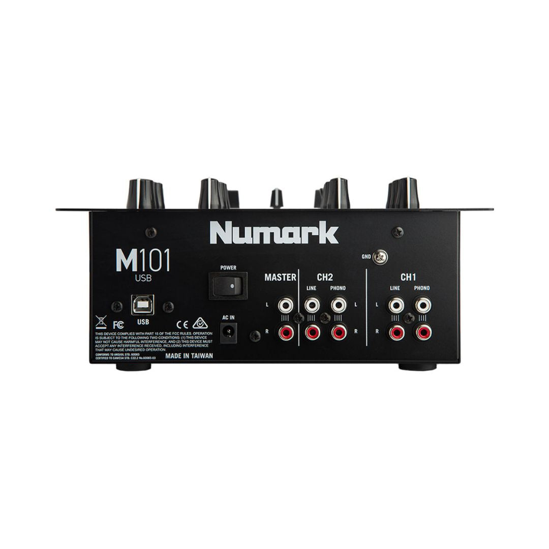 Numark M101USB 2-Channel All-Purpose DJ Mixer – (Black)