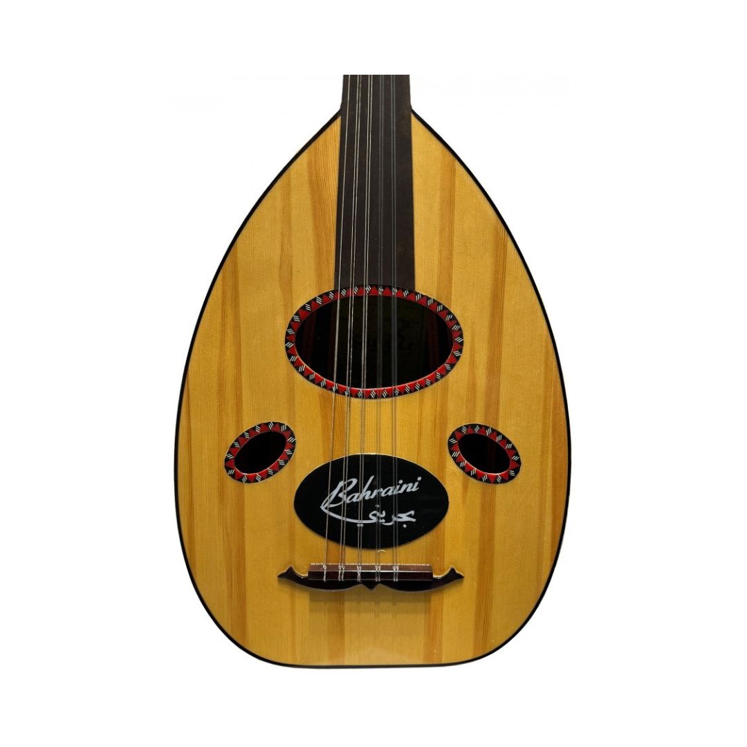 Bahraini 0087 12-String Arabic Oud – (Natural)