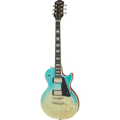 Epiphone EILMFCBFNH1 Les Paul Modern Electric Guitar - Caribbean Blue Fade Brand: Epiphone