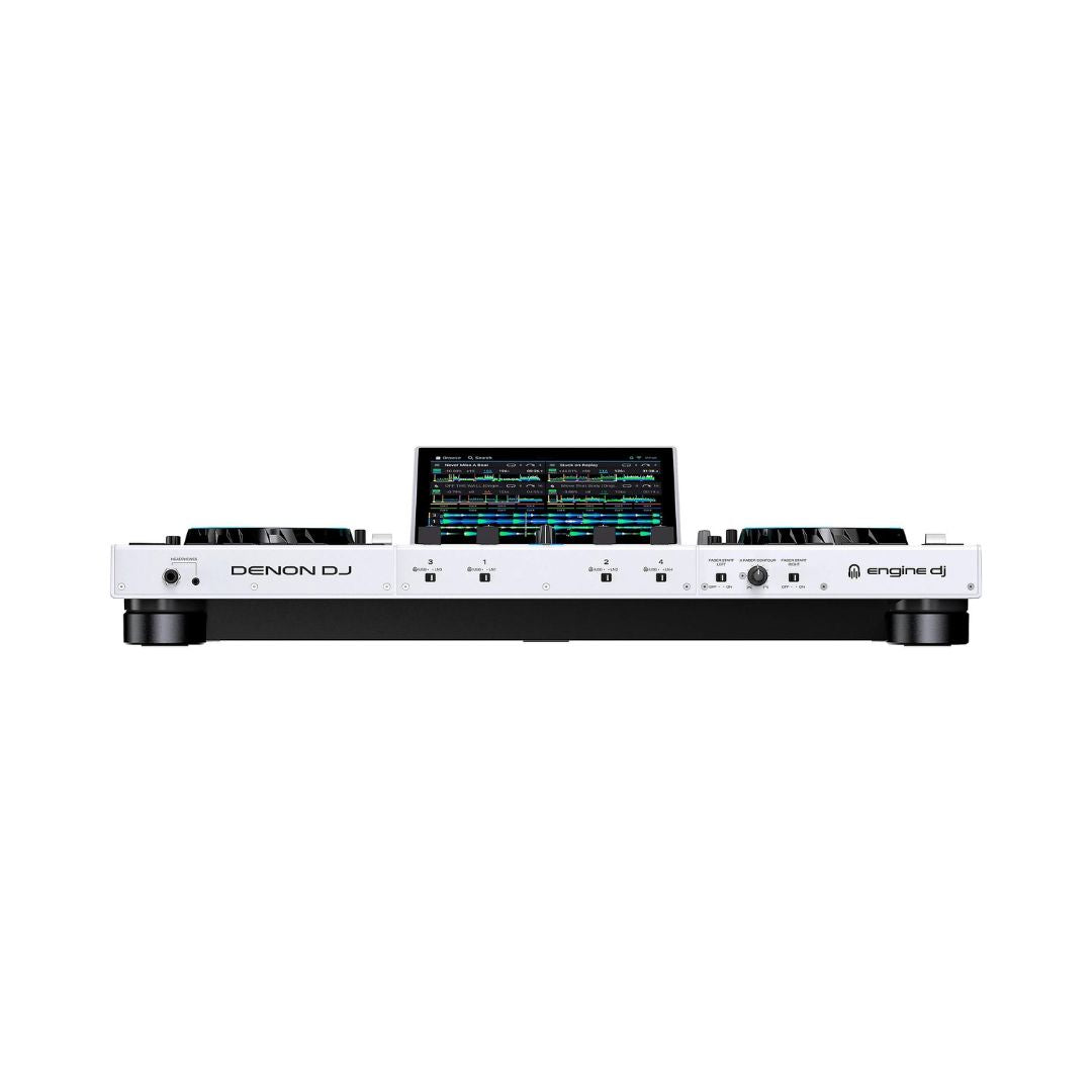 Denon DJ Prime 4+ Standalone 4-Deck DJ Controller (White) DJ