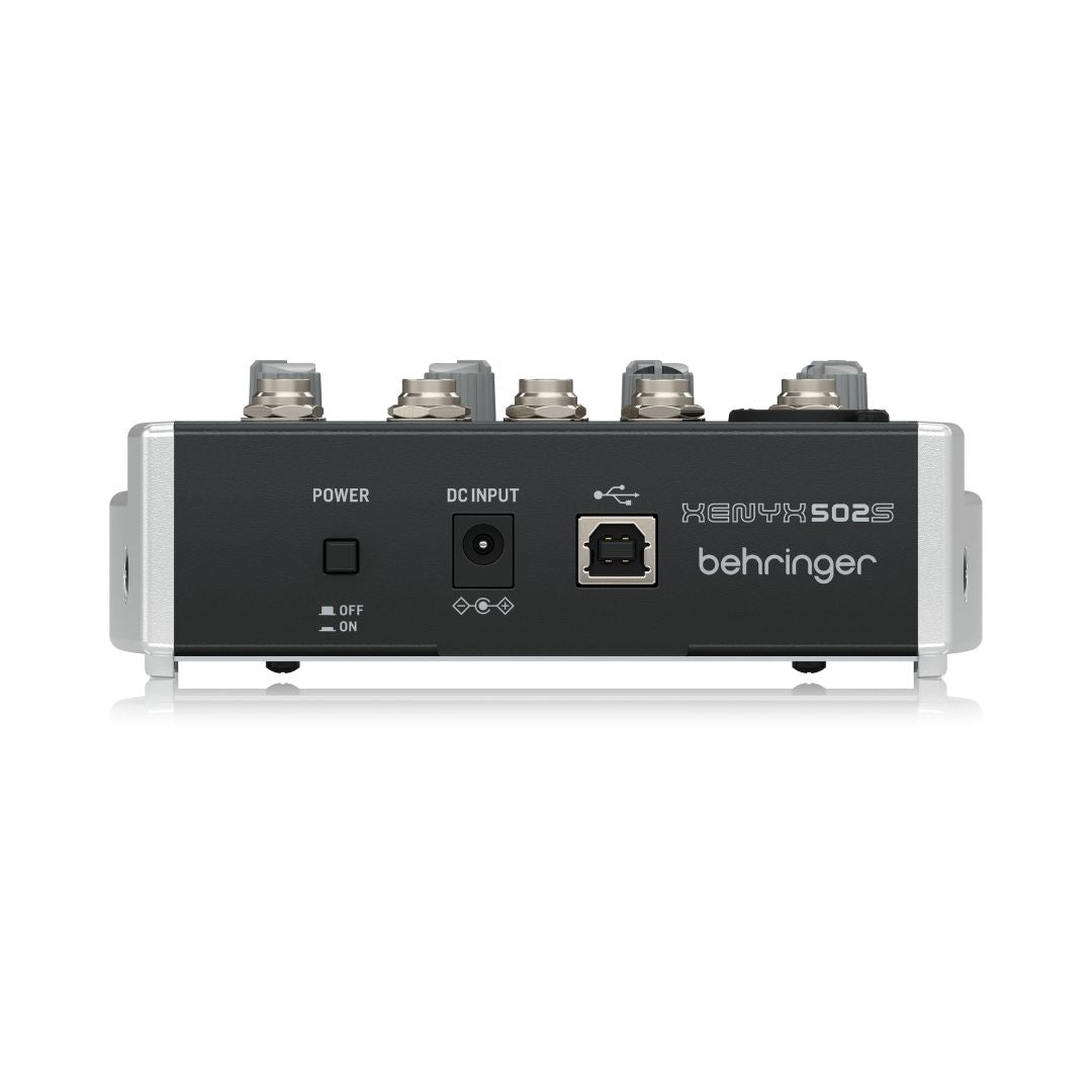 Behringer XENYX 502S Premium Analog 5-Input Mixer with USB Streaming Interface