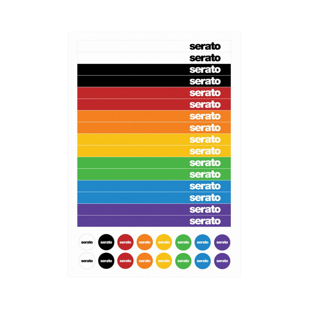 Serato Sticker Lock Vinyl 12″ Control Vinyl (Pair) – SCV-PS-SL-BM