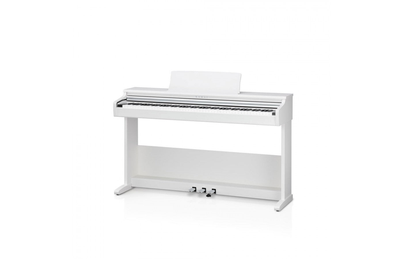 Kawai KDP75W ID Upright Digital Piano With Bench - Embossed White