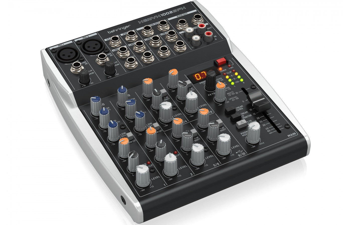 Behringer XENYX 1002SFX Analog Mixer with USB - 10 Input