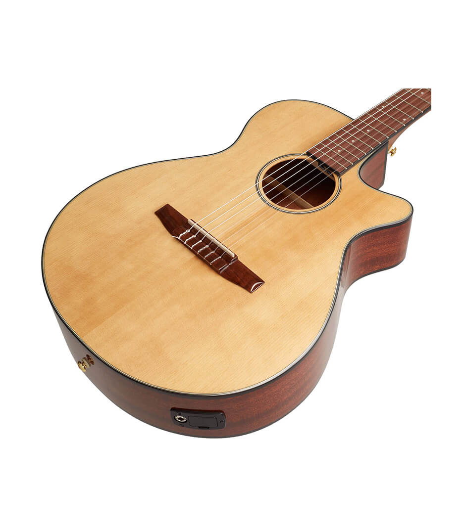 Ibanez AEG50N Nylon String Electro-Classic Guitar with Okoume Back & Sides, in Natural High Gloss Finish