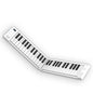 CARRYCarry-On 49 Key Folding Piano & Midi Controller White Finish