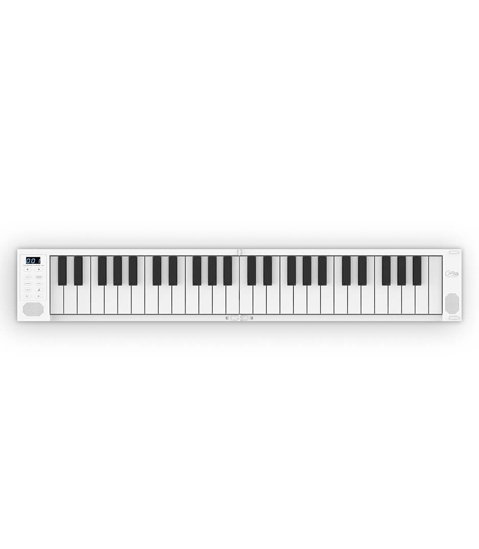 CARRYCarry-On 49 Key Folding Piano & Midi Controller White Finish