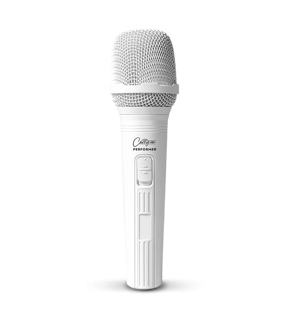 Carry-On Dynamic Microphone with XRL-Jack Cable - White Color