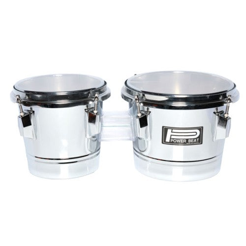 Power Beat BG27 Bongo Metal Shell - Chrome