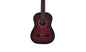 Carlos C34N-RDS Classical Guitar Shaded Red 1/2 Size - Red