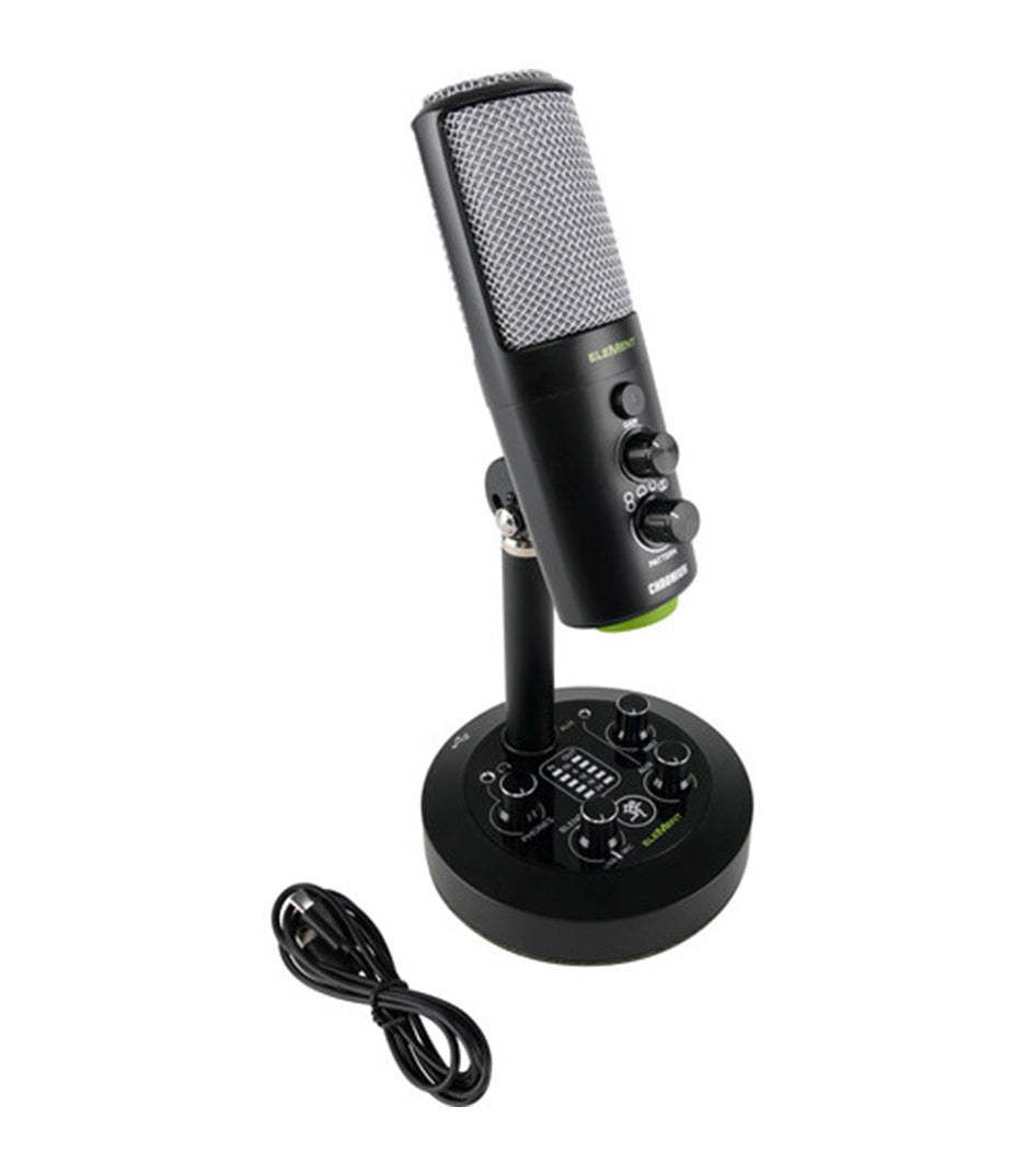 Mackie CHROMIUM Premium USB Condenser Microphone with Built-in 2-Channel Mixer