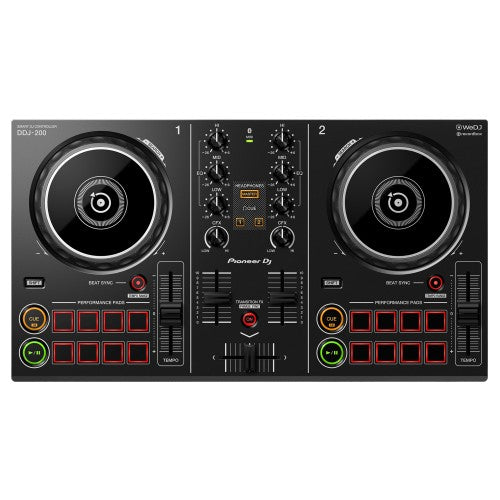 Pioneer DDJ-200 2-Channel Rekordbox Smart DJ Controller