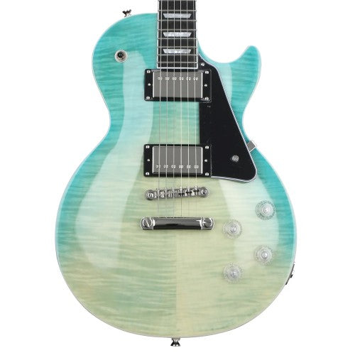 Epiphone EILMFCBFNH1 Les Paul Modern Electric Guitar - Caribbean Blue Fade Brand: Epiphone