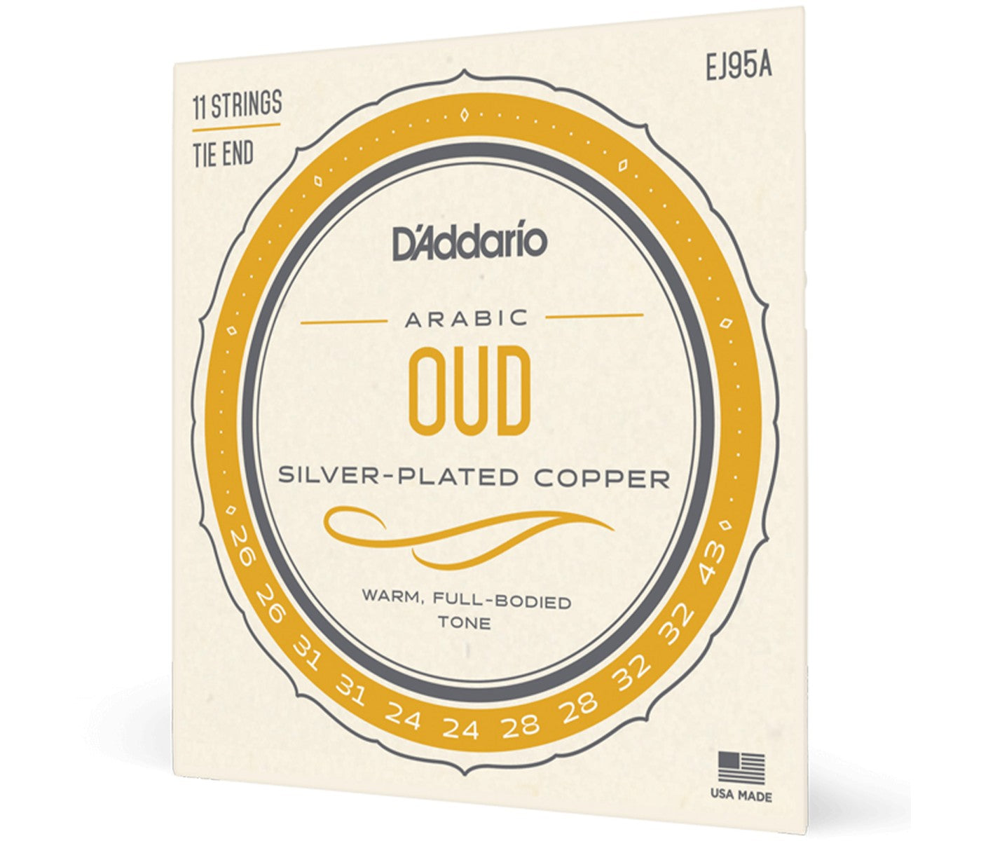 D'Addario EJ95A Arabic Oud Strings 11-String Set - Normal Tension