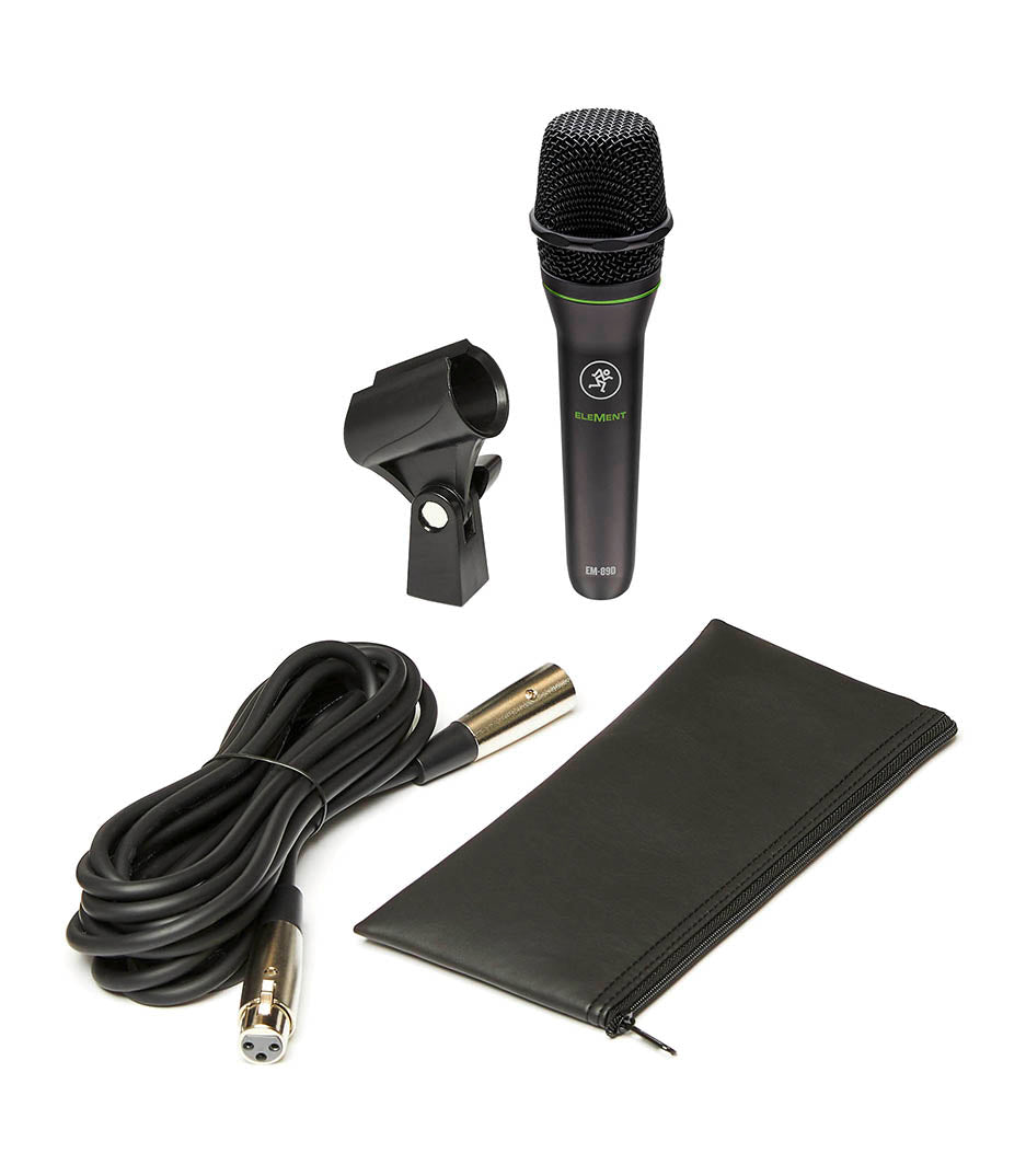 Mackie EM-89D Dynamic Vocal & Instrument Microphone with XLR 3-Meter Cable