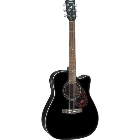 Yamaha FX370C BL Acoustic Electric Guitar-Black