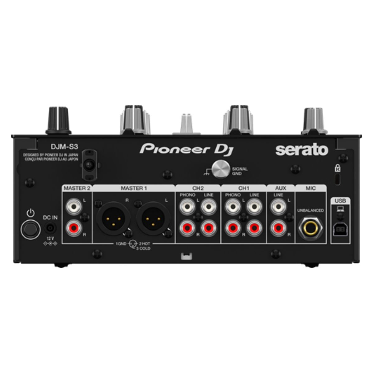 Pioneer DJ DJM-S3 2-Channel DJ Mixer for Serato