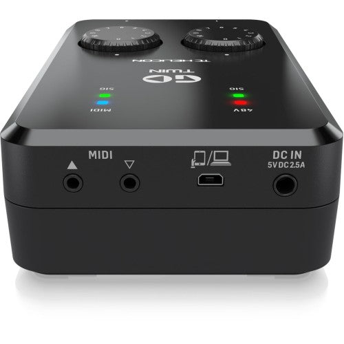 TC Helicon GO TWIN 2-channel Audio/MIDI Interface for Mobile Devices Brand: TC Electronics