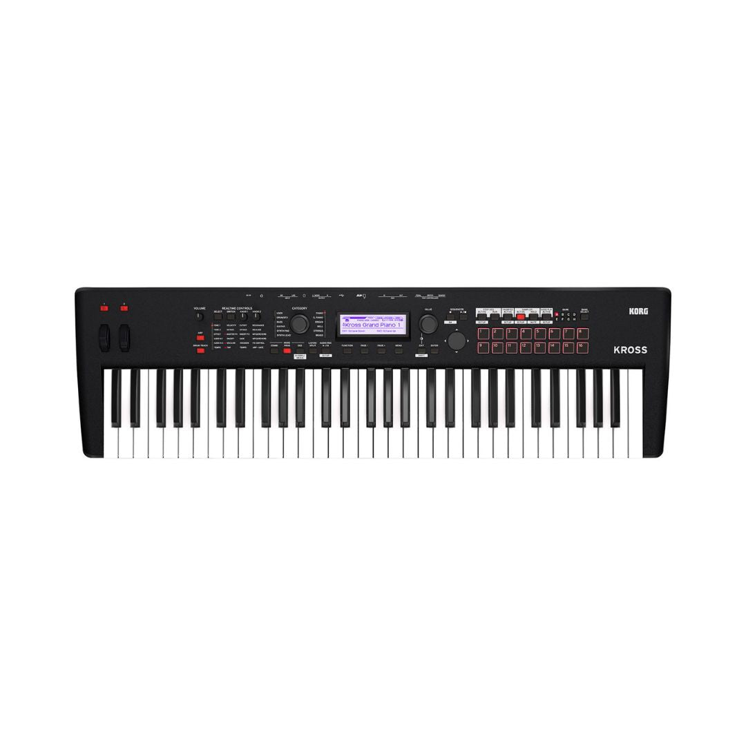 Korg KROSS 2 61-Key Synthesizer Workstation (Super Matte Black) Brands: KorgSKU: KROSS2-61