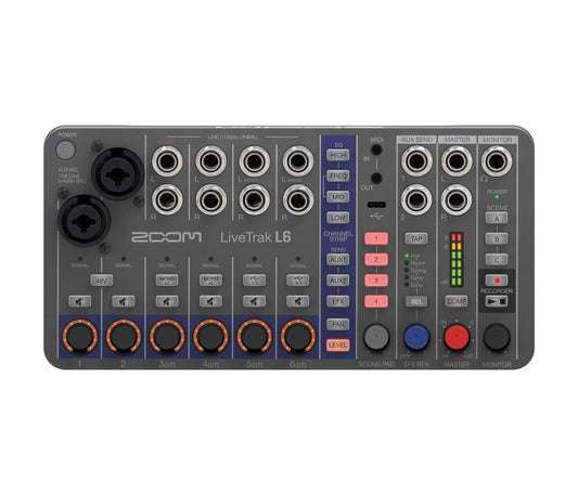 Zoom LiveTrak L6-ZOOM 10-Channel Compact Digital Mixer Brand: Zoom