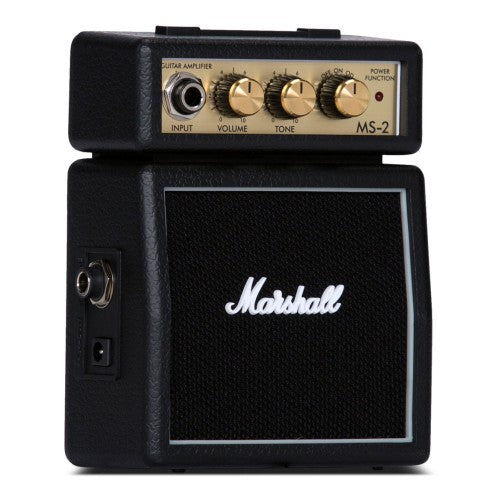 Marshall MS-2 1 Watt Battery-Powered Micro Amplifier - Black