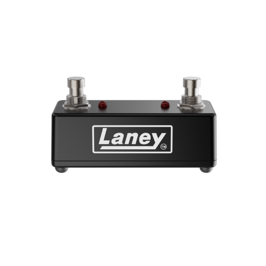 Laney FS2-MINI Dual Switch Mini Pedal - LED Status Lights - Removable Lead