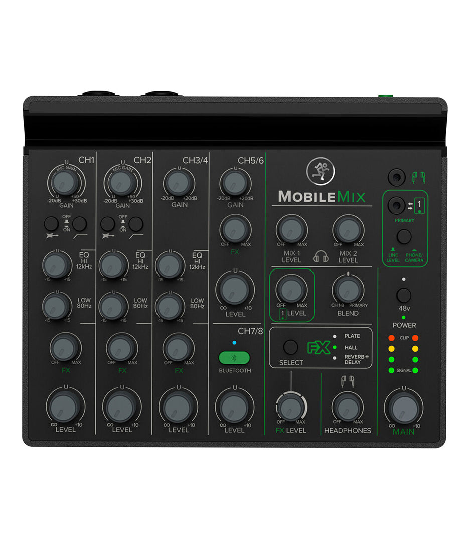 Mackie MobileMix 8-Channel USB-Powerable Mixer for Live Sound, A/V Production & Streaming