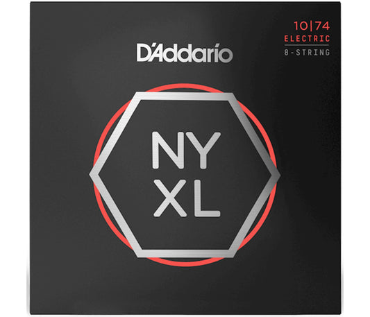 D'Addario NYXL1074 Nickel Wound Electric 8-String Regular Light - 10-74 Brand: D'Addario