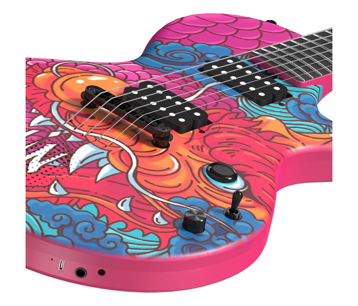 Enya Nova GoSonic/DR Smart Electric Guitar - Shin Dragon Brand: Enya Music