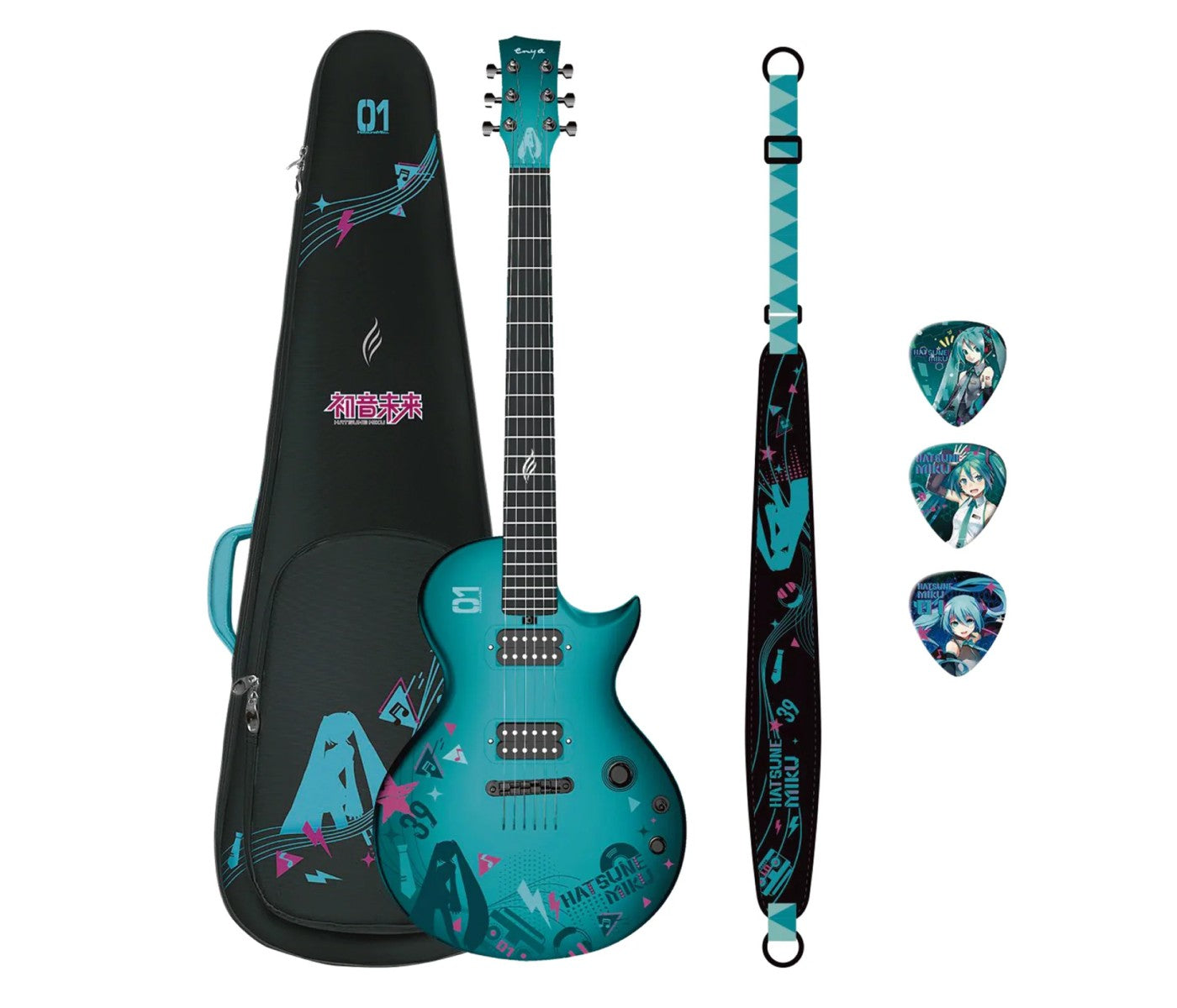 Enya Nova GoSonic/HM Smart Electric Guitar - Hatsune Miku Brand: Enya Music